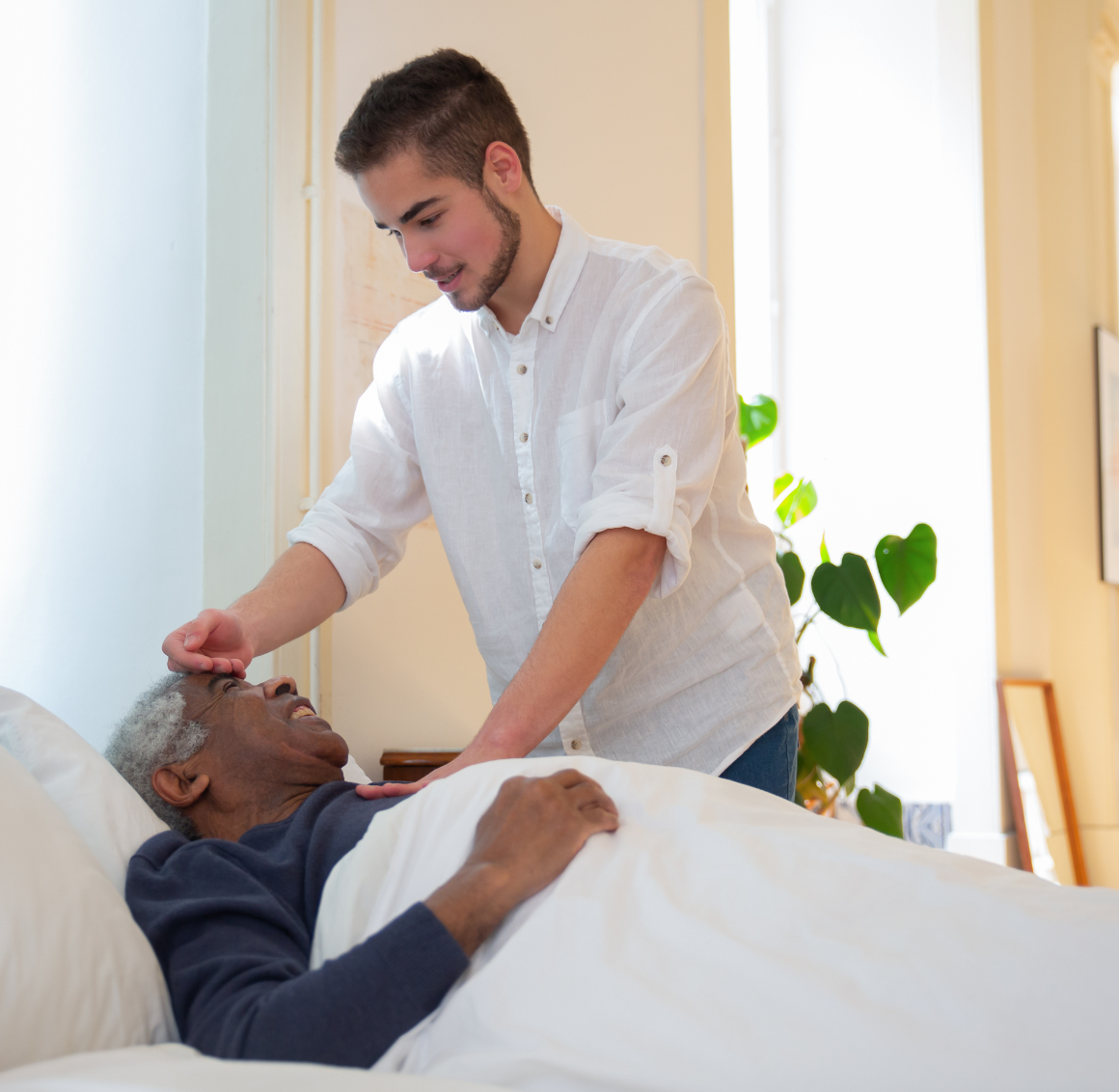 sick-elderly-getting-care sick elderly getting care