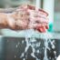 Observing hand hygiene as a part of caregiver wellness during flu season.