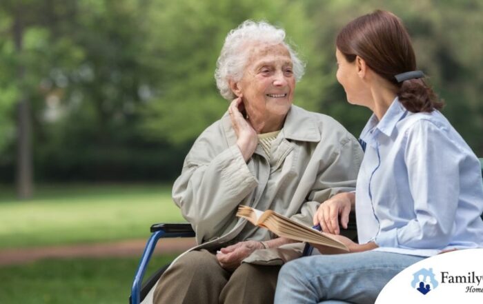 A companion caregiver fights depression in seniors through home care