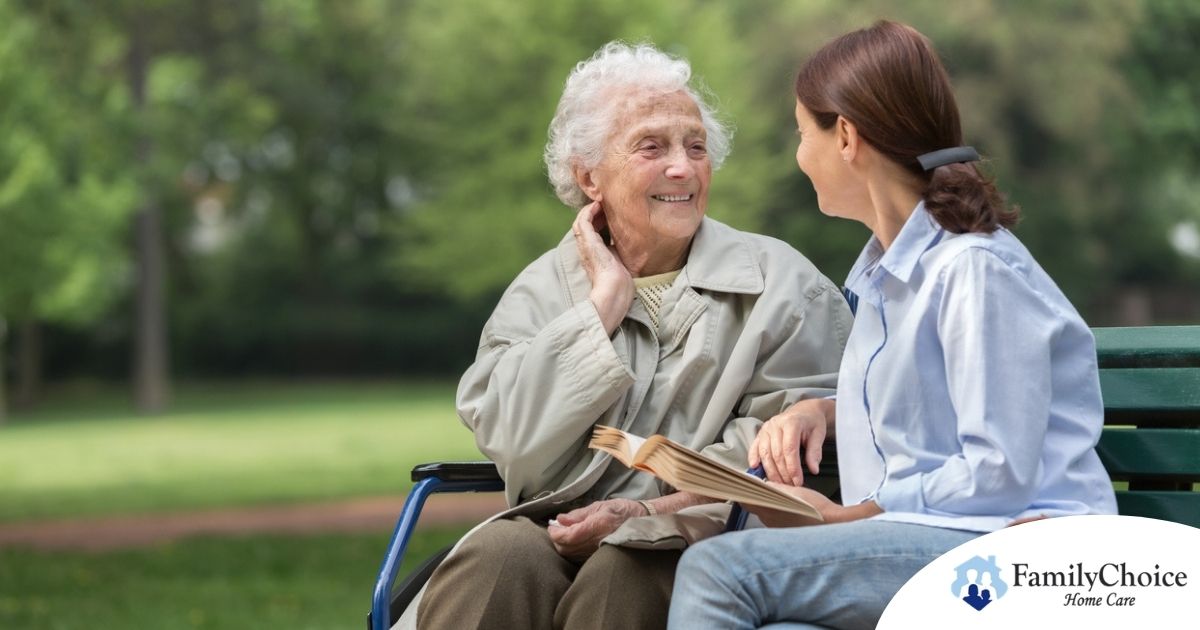 A companion caregiver fights depression in seniors through home care
